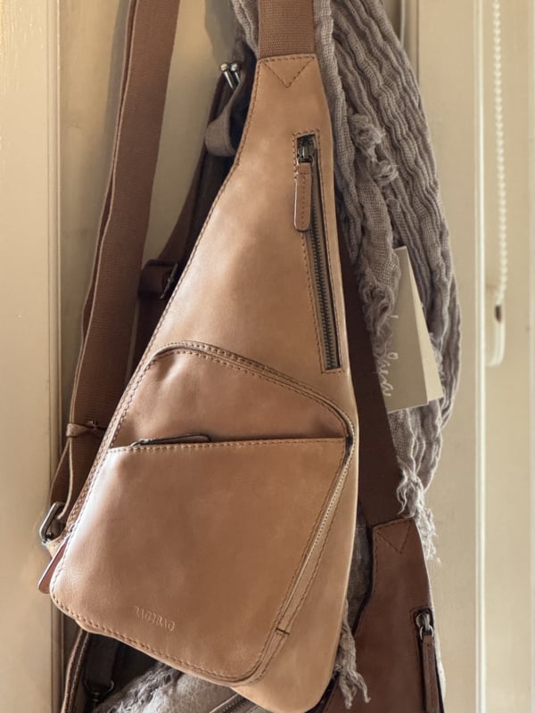 Bag2Bag Tas leder  Cayo Camel