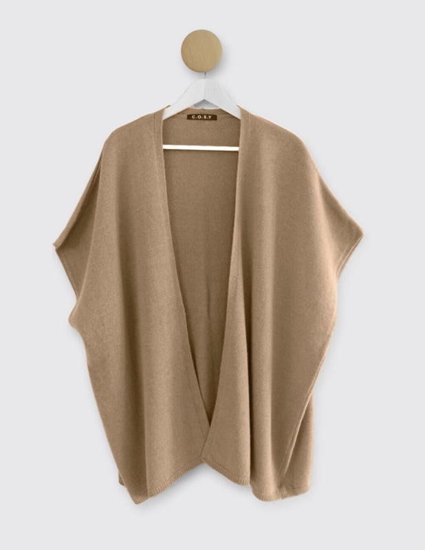 Sjaalmania Cosy Cardigan Camel Beige