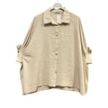 Linnen blouse model Debby beige