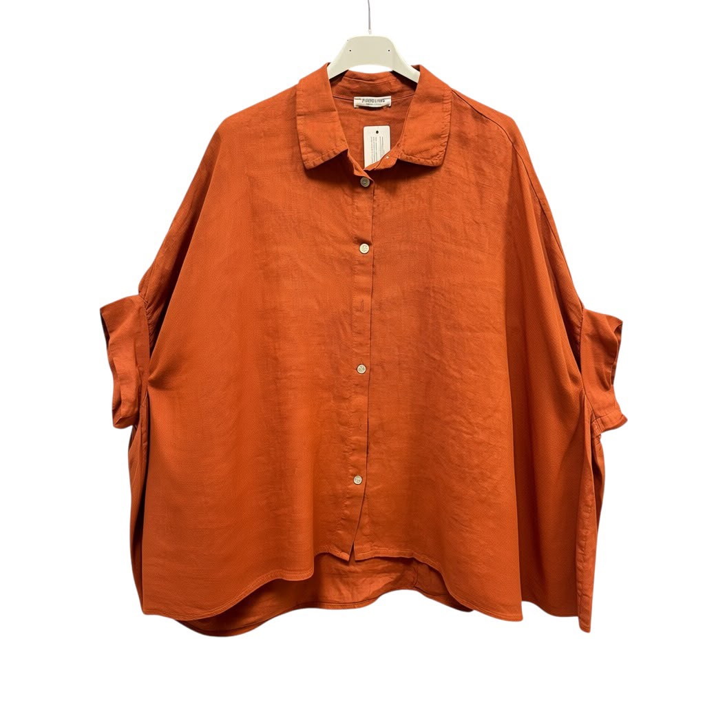 Linen blouse Debby terra