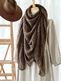 BYPIAS DREAMY MOHAIR SCARF, ESPRESSO