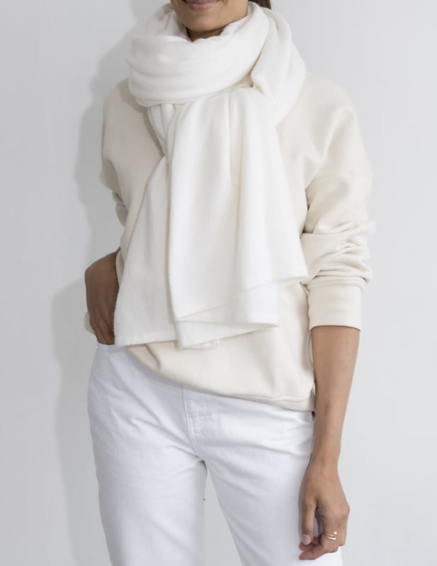 Sjaalmania Cosy Chic Sjaal Creamy White