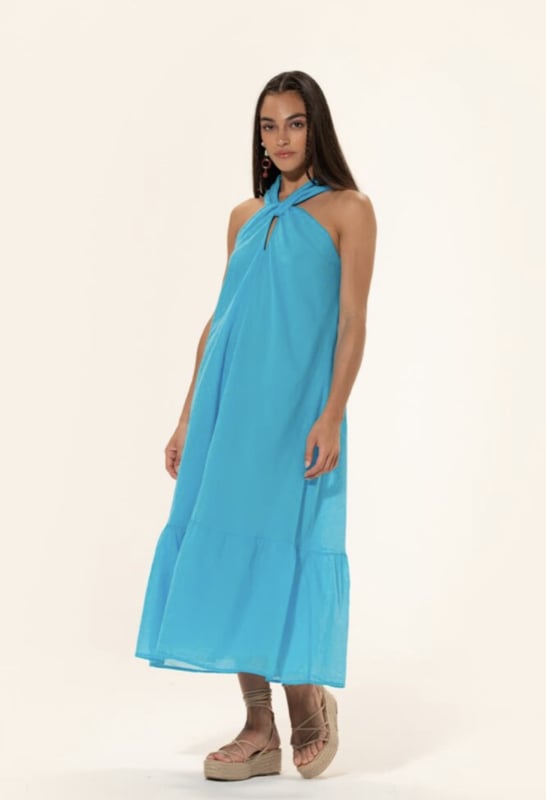 Même Road Kleid M2162A in Türkis
