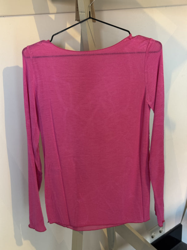 BASIC SOFT CASHMERE TOP FUCHSIA