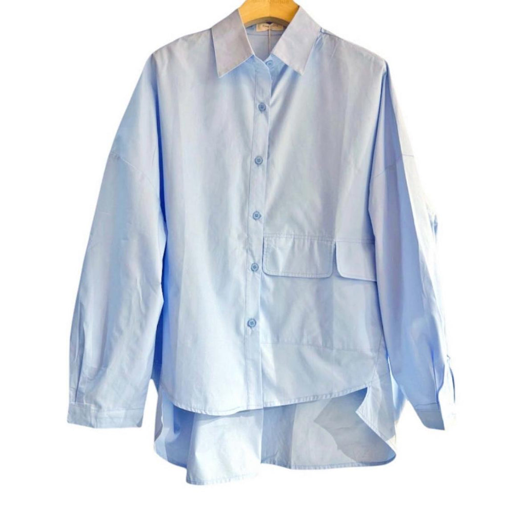 Blouse Emma licht blauw