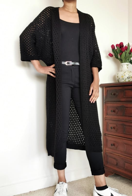 Schwarze Stretchhose