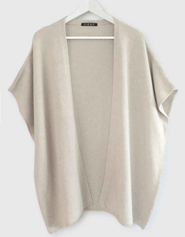 Sjaalmania Cosy cardigan Sandshell