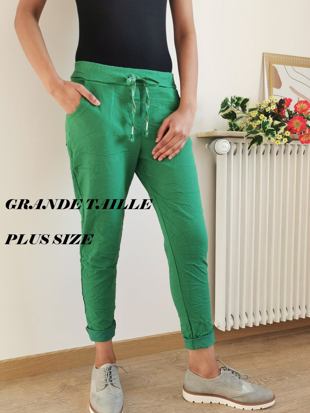 Jog pants Tamara Plus size G. Green