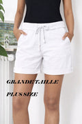 Jog pants Short Tamara Plus size wit