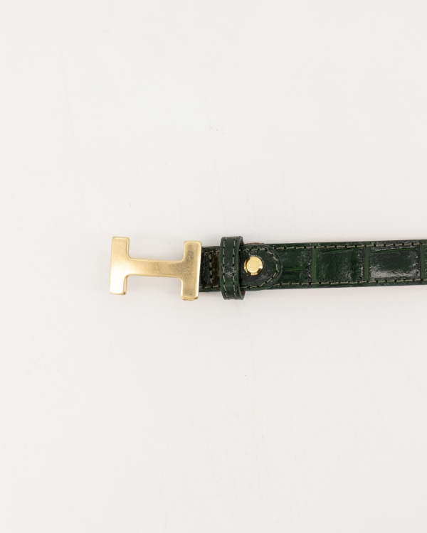 Riem Herma Small Croco zwart