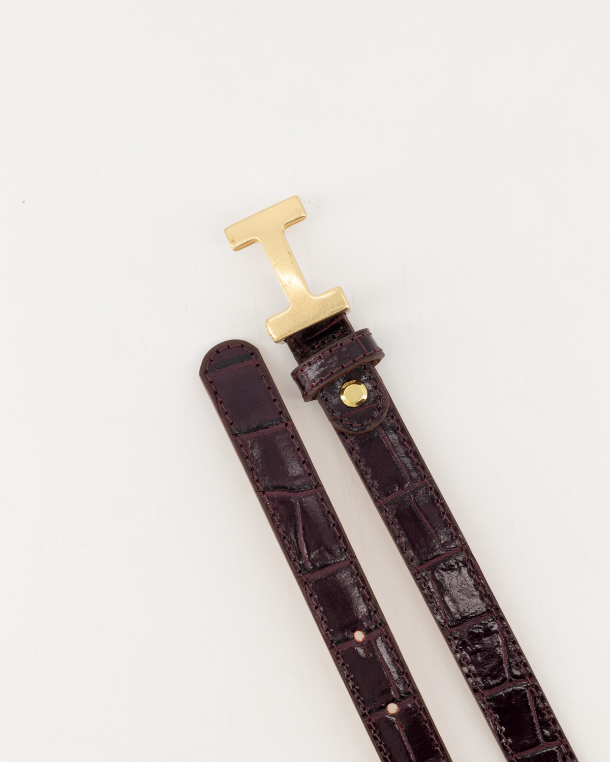 Riem Herma Small Croco bordeaux