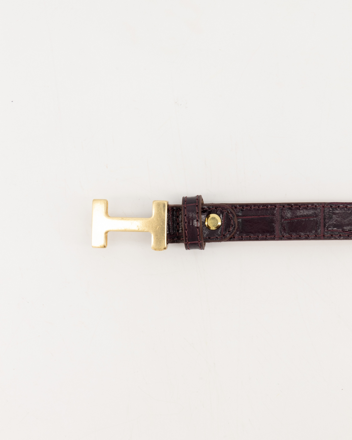 Riem Herma Small Croco bordeaux