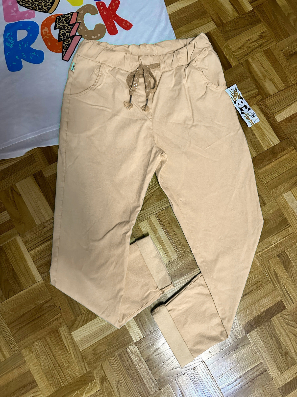 Jog pants Tamara Plus size camel