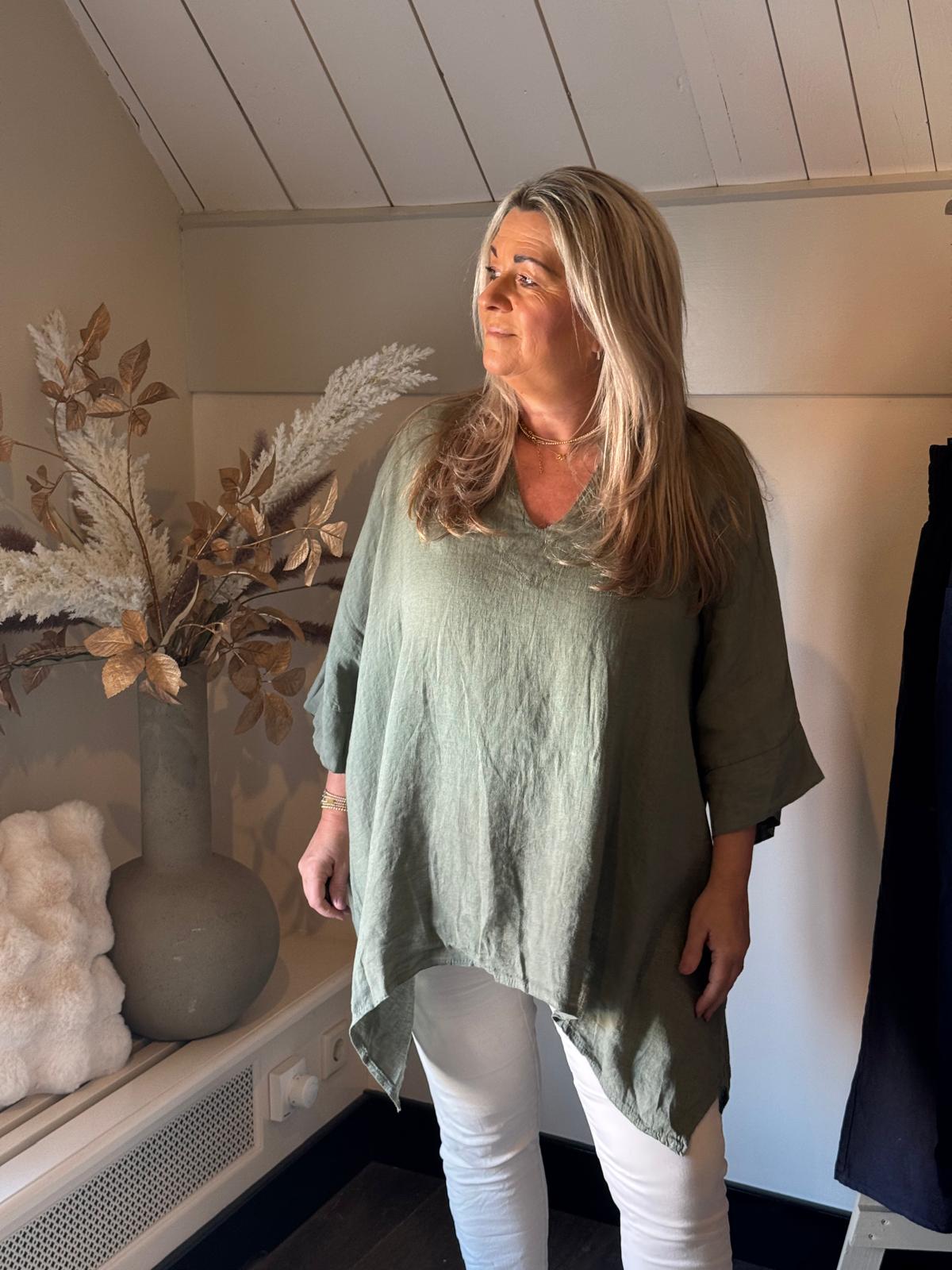 Blouse Oversized Lara Olijf