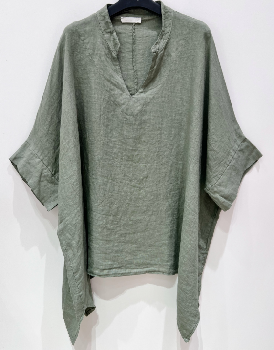 Blouse Oversized Lara Olive