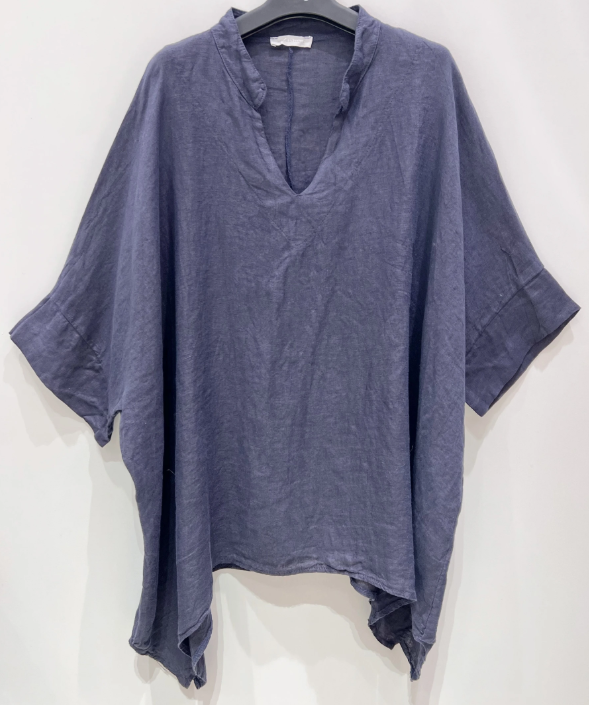 Blouse Oversized Lara navy
