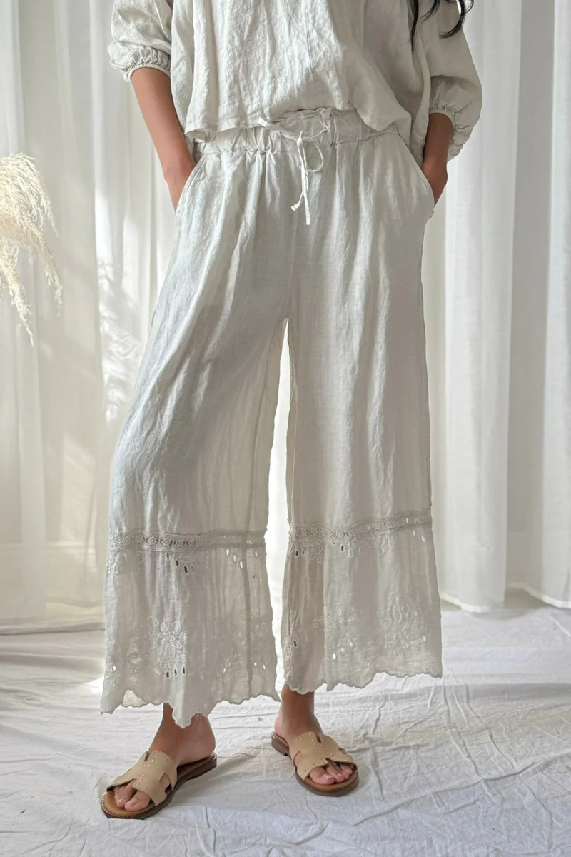 Bypias broek Lavinia sand