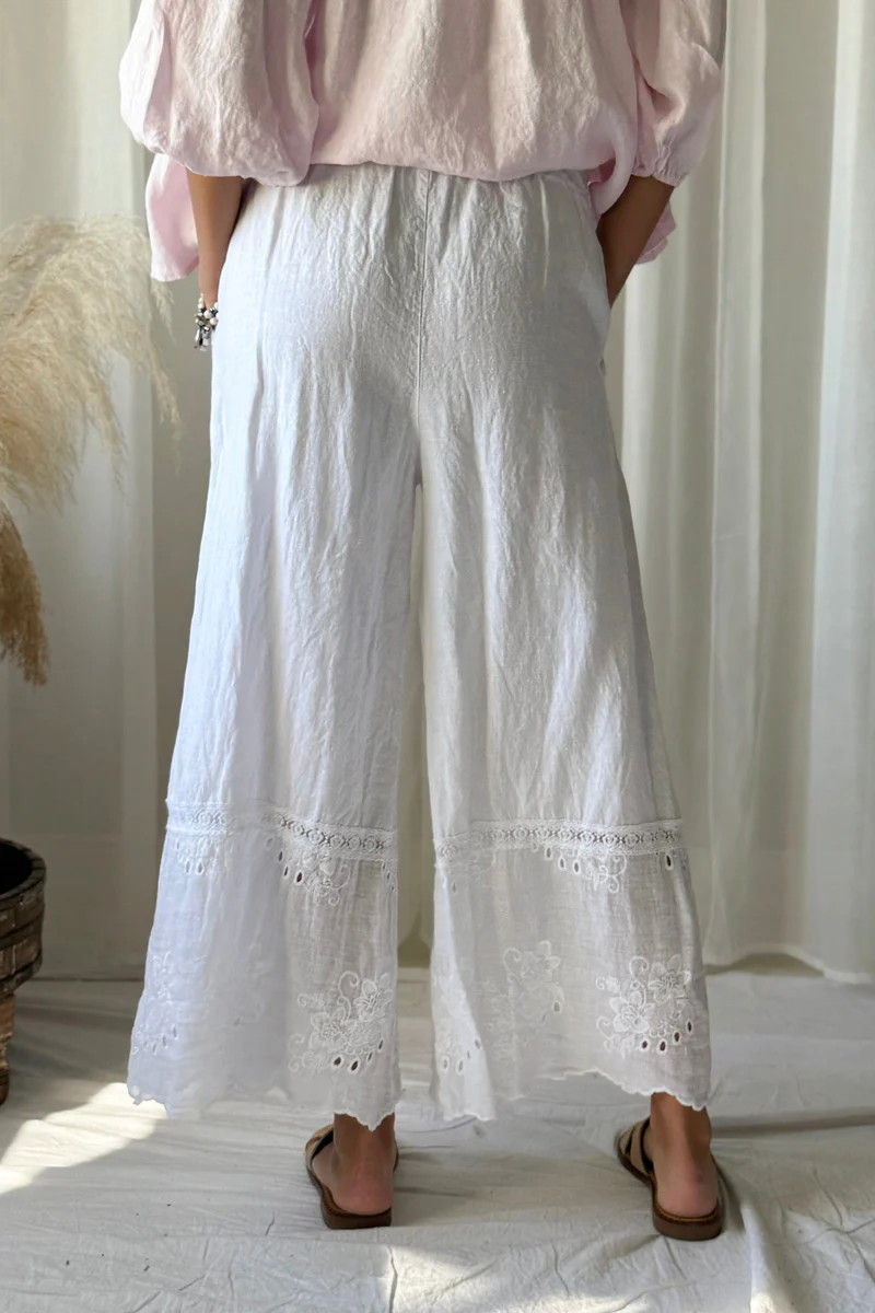 Bypias broek Lavinia wit