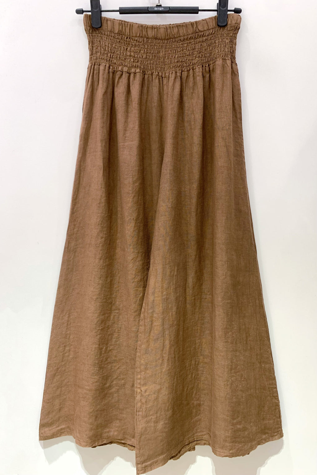 Linnen broek Noor camel