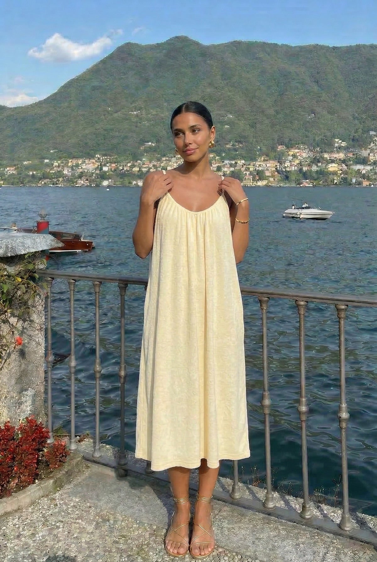 Beachdress model Terry cream