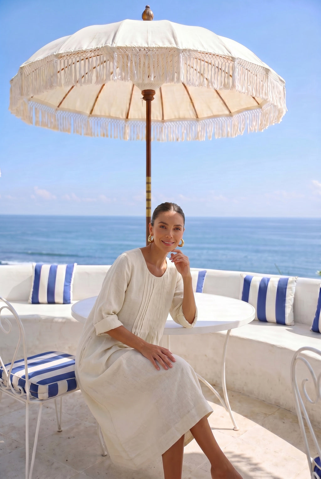 Jurk model Porto cream