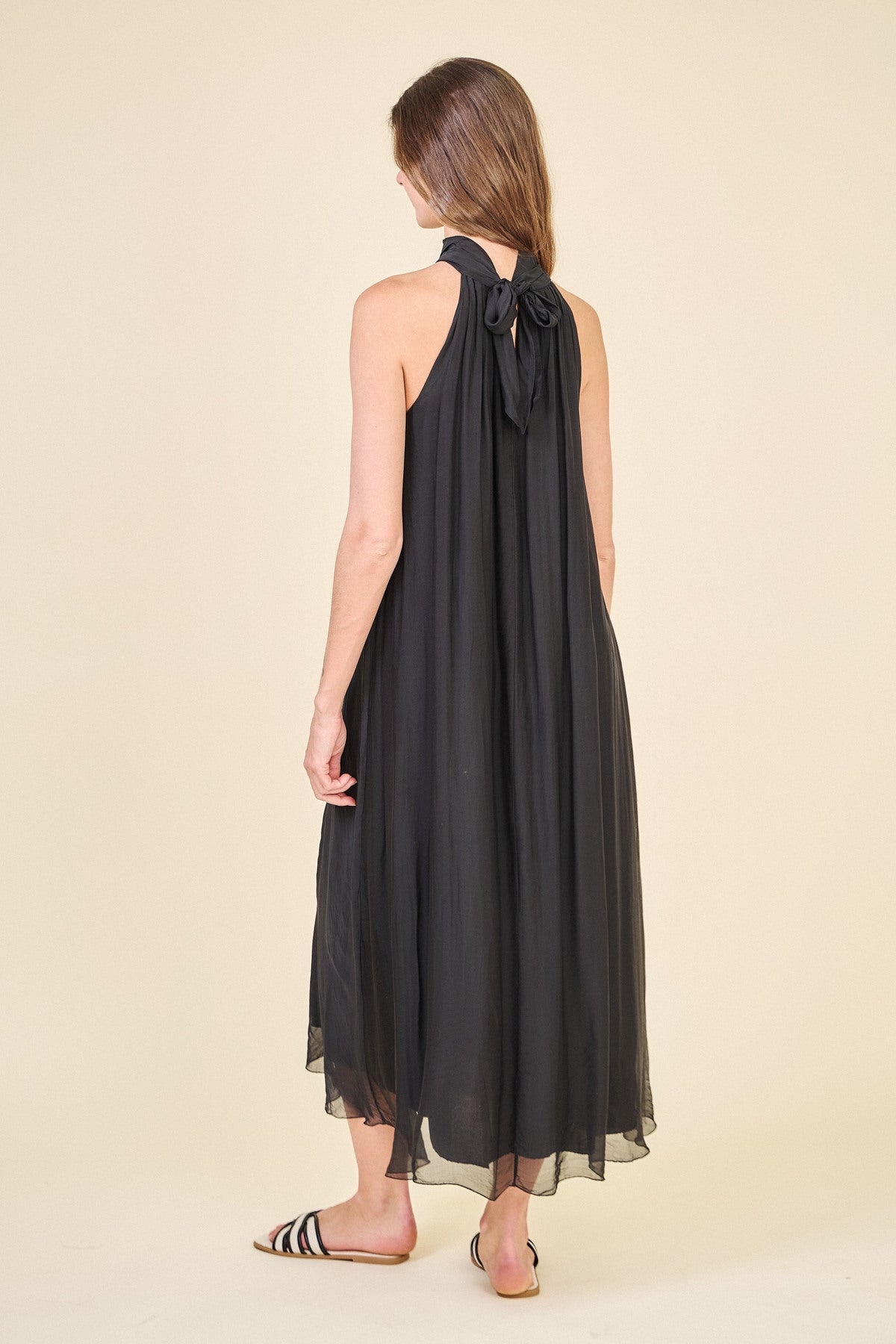 Dress silk dress off white