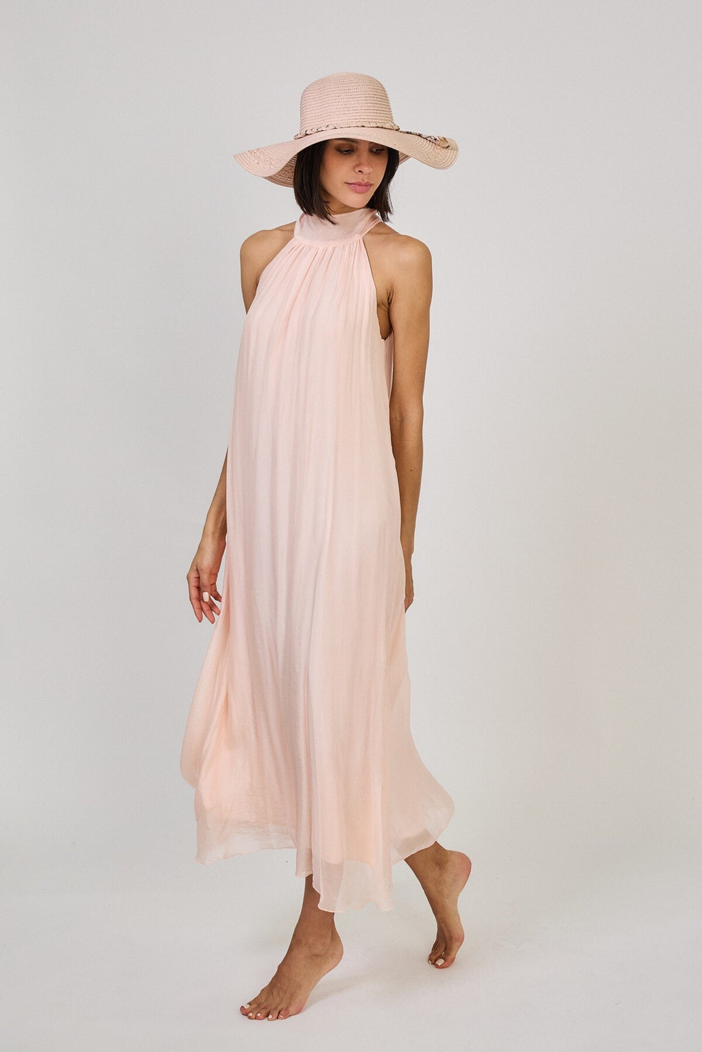 Dress silk dress off white