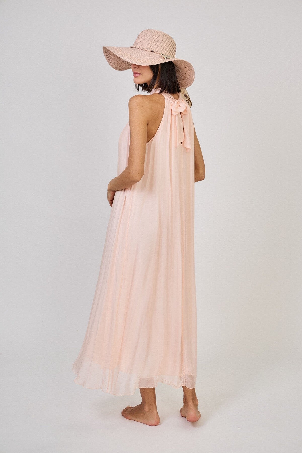 Dress silk dress off white