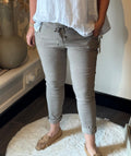Jog pants Pammie taupe
