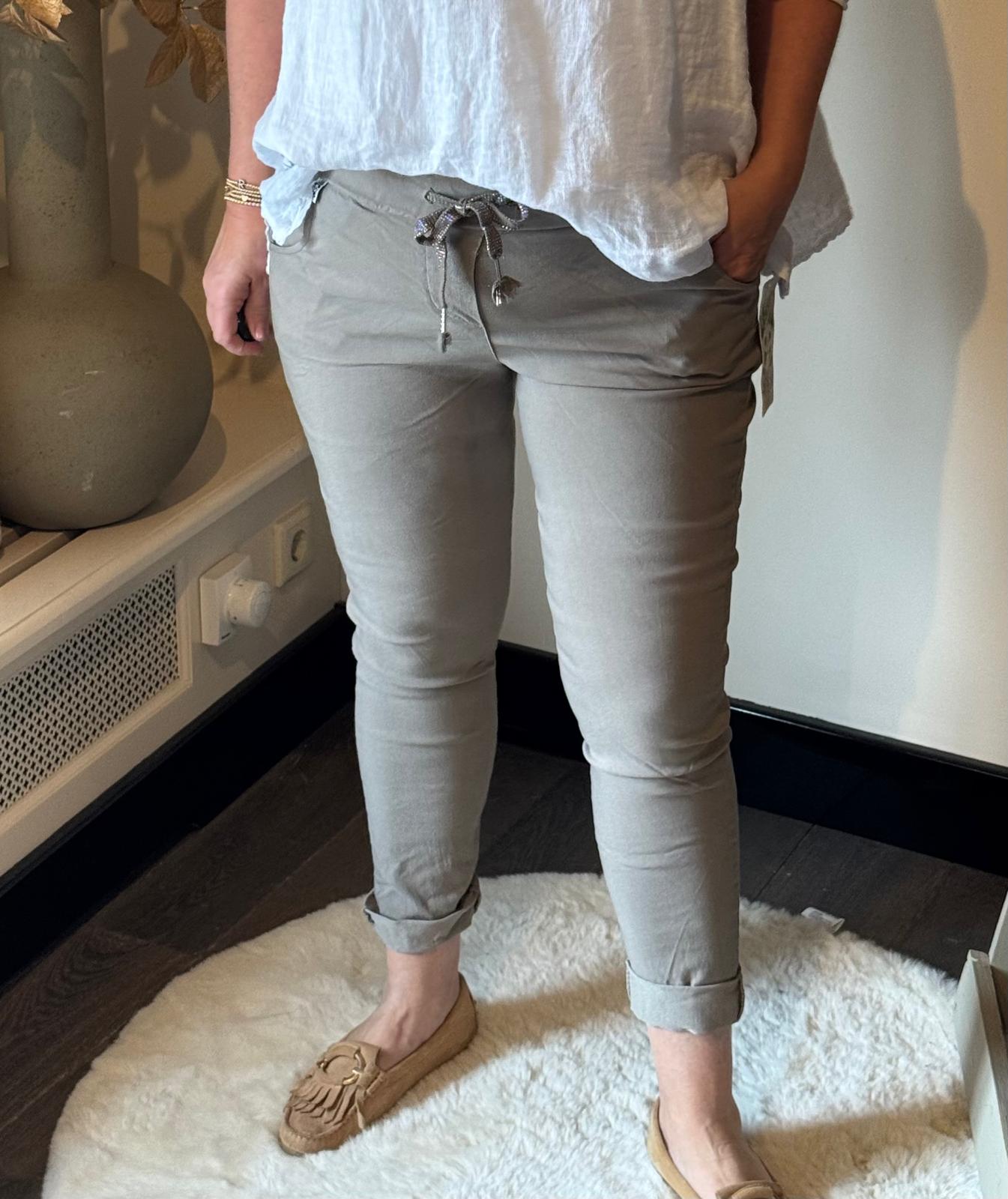 Jog pants Pammie taupe