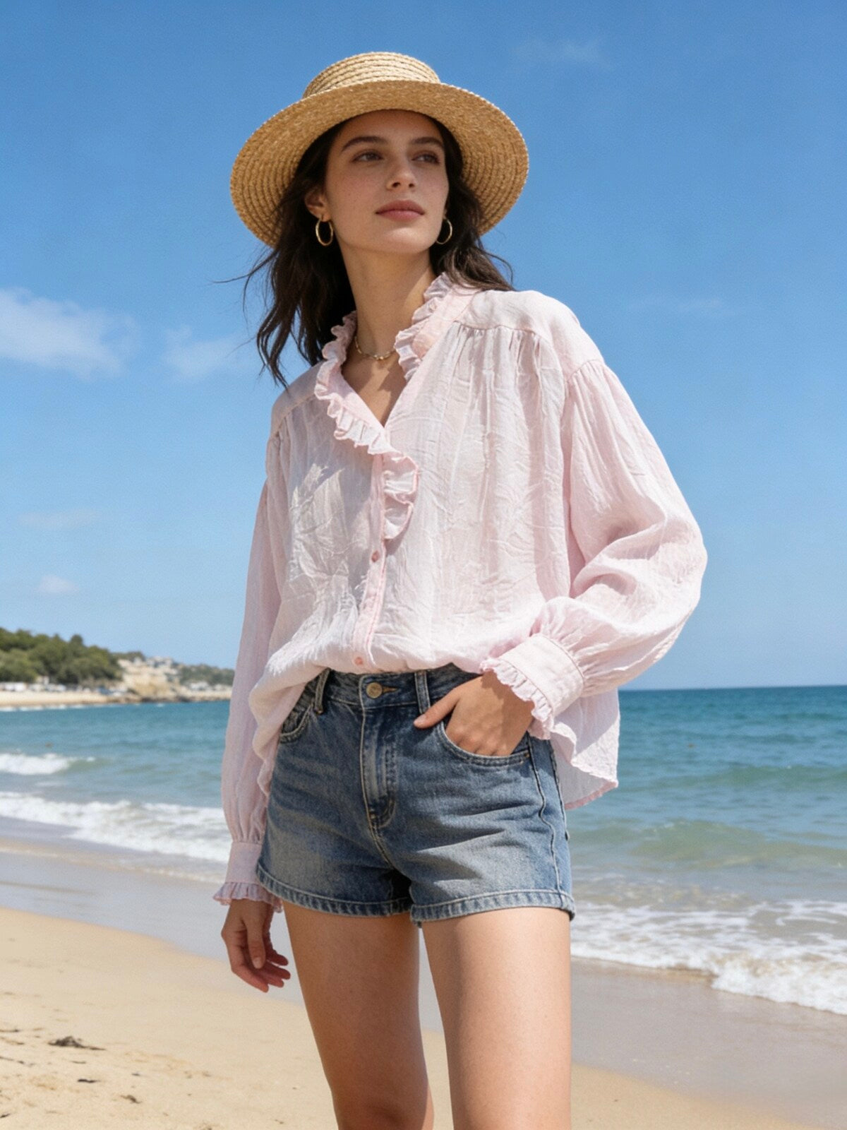 Blouse Jolie licht roze