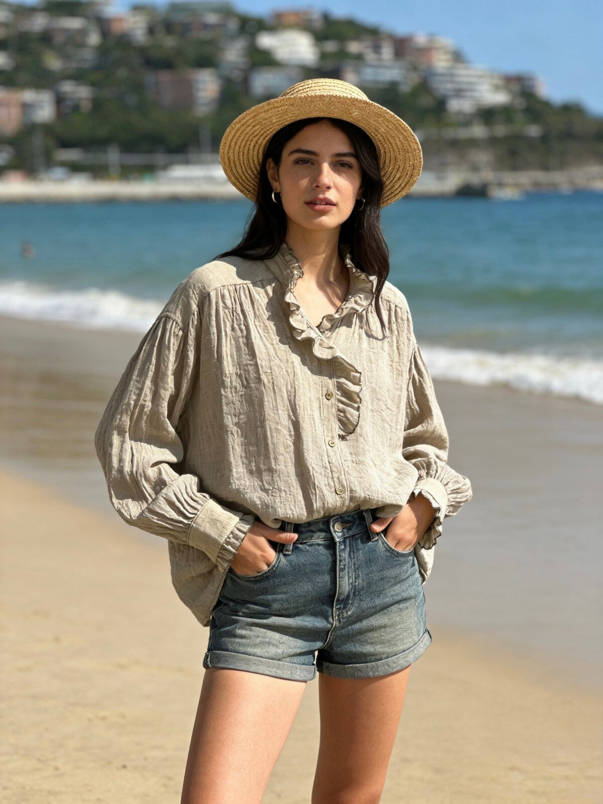 Blouse Jolie taupe