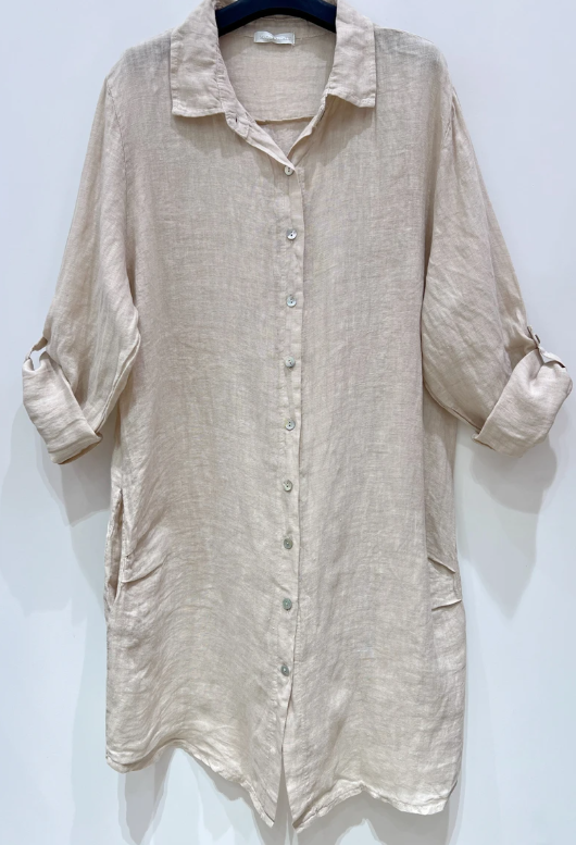 Tuniek Blouse model Vadella beige